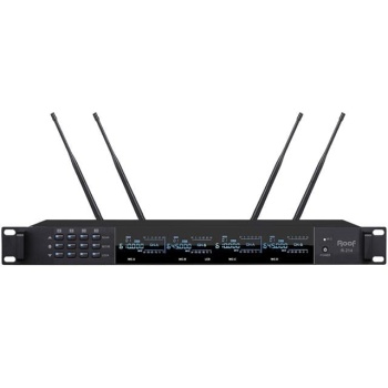 Roof R-214 Uhf 4lü Kablosuz Mikrofon Receiver