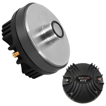 MagicVoice M-51/B 80W RMS 8 Ohm 51mm Profesyonel Hoparlör Tweeter Driver Ünitesi