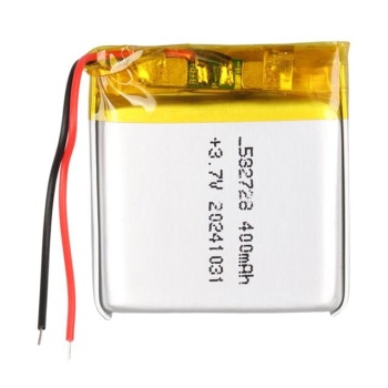 PowerMaster 582728 3.7V 400mAh Lityum Polimer (Li-po) Batarya Ciklet Pil