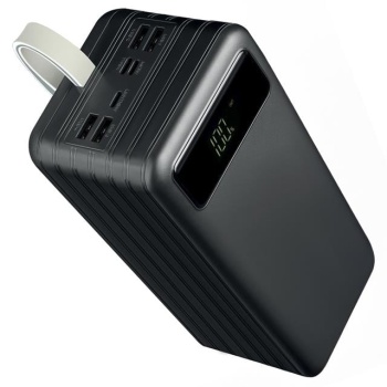 POWERWAY TX80 DİJİTAL GÖSTERGELİ  IŞIKLI ORJİNAL 80000 MAH KABLOLU POWERBANK