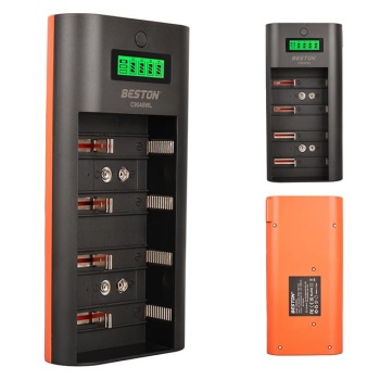 Beston C9046WL AA/AAA/9v/C Boy/D Boy/Ni-Mh/Ni-Cd/ Ekranlı Pil Şarj Cihazı