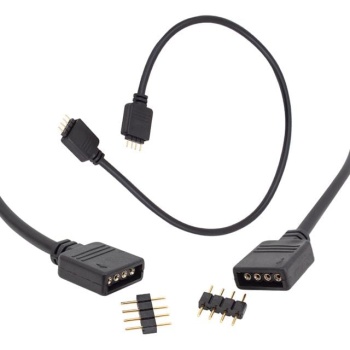 Powermaster RGB Led Bağlantı Erkek-Dişi Jumperlı 4 Pin Kablo
