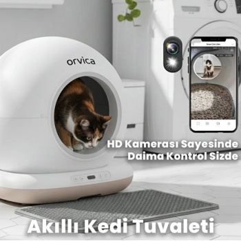 HD Kameralı Akıllı Kedi Tuvaleti