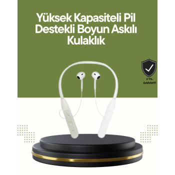 Spor ve Günlük Kullanım İçin 100 Saatlik Kablosuz Kulaklık