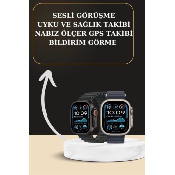 Akıllı Saat Sesli Görüşme Titreşimli GPS Bağlantısı Müzik Dinleme Sosyal Medya Bildirimleri