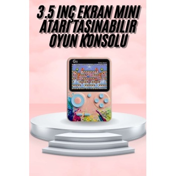 3.5 İnç Klasik Retro LCD Ekran 500 Oyunlu Oyun Konsolu Taşınabilir