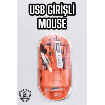 Sessiz Kablosuz USB Girişli Mouse Fare Yüksek Performanslı
