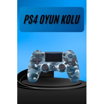 PS4 Joystick Oyun Kolu Titreşimli Uzun Pil Ömrü USB Şarj Kablolu