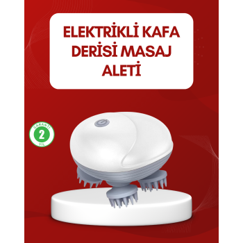 Su Geçirmez Elektrikli Kafa Masaj Cihazı IPX7