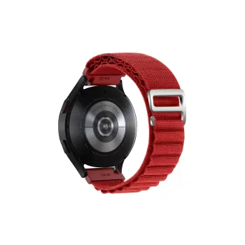Newface Watch 22mm KR410 Kumaş Kordon - Kırmızı