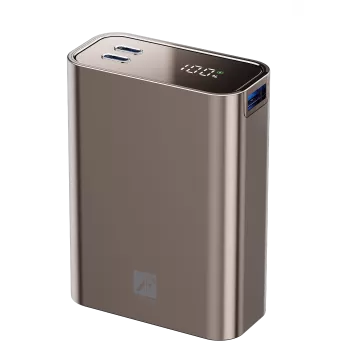 Newface PW501 20.000 mAh Dijital Göstergeli 2 Adet 45W Type-C ve 22.5W USB Çıkışlı Şarj PD Hızlı Şarj Powerbank - Titanyum