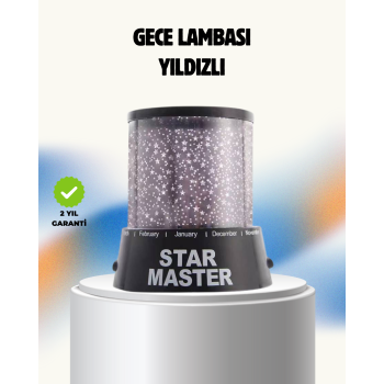 Renk Değiştirmeli LED Yıldız Projektör Parti ve Gece Lambası