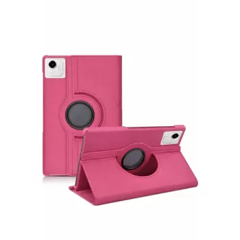 Newface Huawei Honor Pad X9A 360 Tablet Deri Kılıf - Pembe