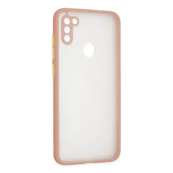 Newface Samsung Galaxy A11 Kılıf Montreal Silikon Kapak - Pembe