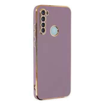 Newface Xiaomi Redmi Note 8 Kılıf Volet Silikon - Mor