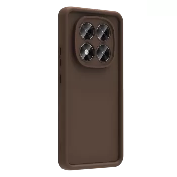 Newface Xiaomi Redmi Note 15 4G Viera Silikon - Kahverengi