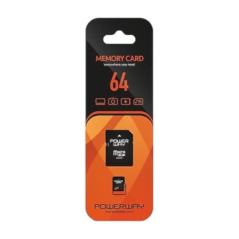 Powerway PWR-64 64 GB Micro SD Hafıza Kartı Class 10