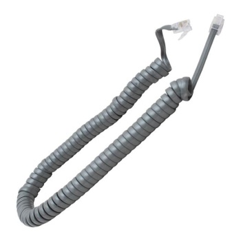 Telefon Spiral Kablo Gri