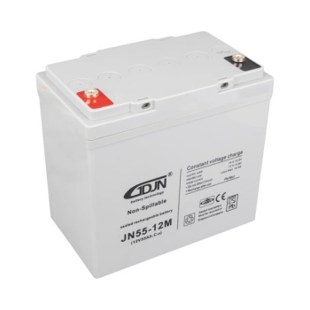 GDJN JN12V55 12 Volt - 55 Amper Tekerlekli Engelli Araç Aküsü (13 x 21.5 x 22.5 cm)