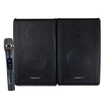 Shile KX-2 El Mikrofonlu Kumandalı USB, SD ve Bluetooth Taşınabilir Hoparlör