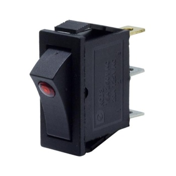 PowerMaster Işıklı Tekli Mercekli Anahtar