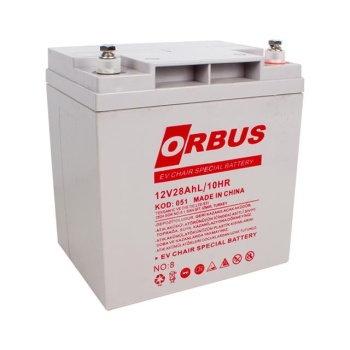 Orbus 12 Volt 28 Amper Elektrikli Bisiklet Aküsü