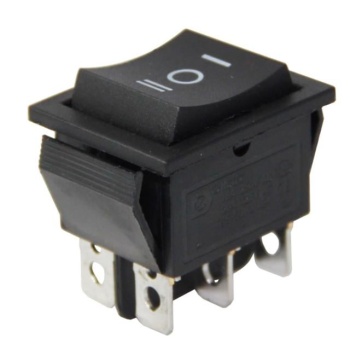 Geniş Işıksız 6 Pinli Yaylı Anahtar (Mom-Off-Mom) IC-110