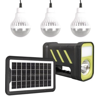 Powermaster GD-12 Solar Panelli 3 Ampullü Solar Işıldak Fener