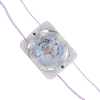 Powermaster PM-14717 12 Volt 2 Watt Karışık (R+B) Yanıp Sönen Çakar 4333-3030 Modül Led 43x33x28mm