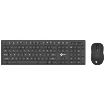 Lenovo Lecoo KW201 Kablosuz Q Klavye - Mouse Set Siyah