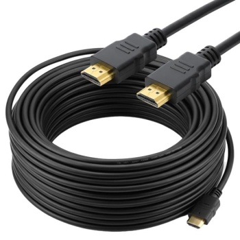 Powermaster Plastik Düz HDMI Kablo 25 Metre