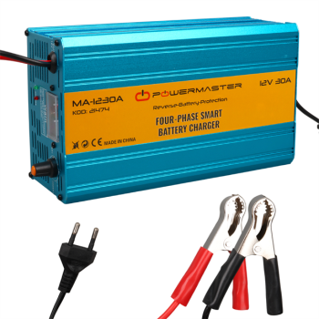 Powermaster MA-1230A 12 Volt 30 Amper Akıllı Akü Şarj Cihazı