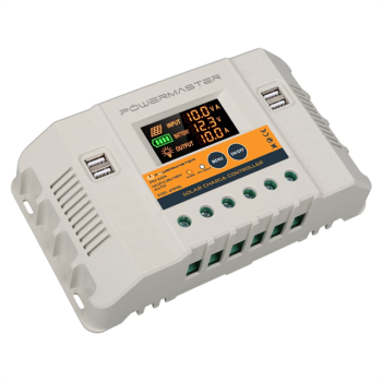 Powermaster PM-50A 12V-24V-36V-48V 50A 4 Usbli Dijital Otomatik Solar Şarj Regülatörü