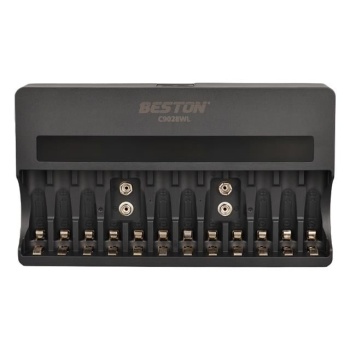 Beston C9028WL AA/AAA/9V/C Boy/D Boy/Lion Hızlı Pil Şarj Cihazı