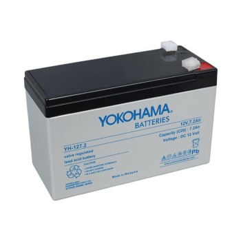 Yokohama YH-127.2 12 Volt - 7.2 Amper UPSler İçin Akü (150x65x90 mm)