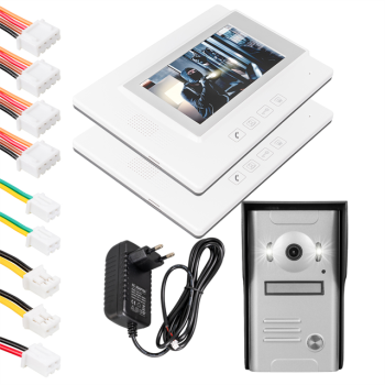 PowerMaster 37M 1 Daire 7 Görüntülü Diafon Kapı Zili Interkom Akıllı Ev Güvenliği Sistemi