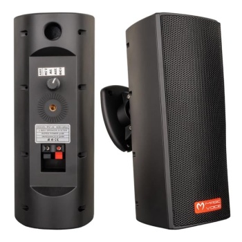 Magicvoice MV-26  2x7,5 Cm 50W 3 Yollu Siyah Sütun Hat Trafolu Hoparlör 2li Takım