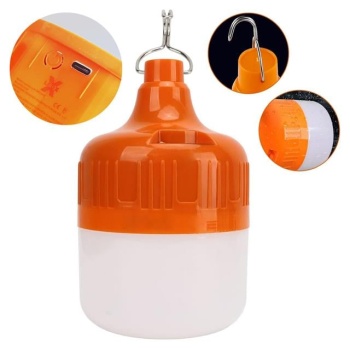 Ledx LN-OR30G 30 Watt TYPE-C Şarjlı Taşınabilir Asma Kancalı Kamp Çadır Lambası 6500K 1200mAh 3 Modlu ABS Malzeme