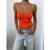 Kadın  Spor Kesim Crop Triko Bluz