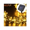 Solar Çiçekli Dekoratif 30 Led Bahçe Lambası
