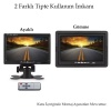 PowerMaster PM-15487 7 TFT Lcd Dijital Monitör 2 Kanal Geri Görüş Kamerası Tetiklemeli 800X480P