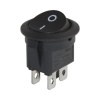 PowerMaster Yuvarlak 4 Pinli Işıksız On-Off Anahtar IC-133-4