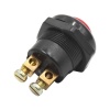 IC-180A-1 Plastik 22 Mm Kırmızı 2P Metal Marş - Korna Butonu