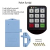 PowerMaster PM-26724 Tuş Şifreli Siyah Çekmece Dolap Kilidi (2li Paket)