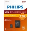 Philips FM12MP45B/00 128GB Class10 UHS-I U1 TF Adaptörlü Micro SDXC Hafıza Kartı