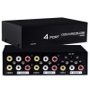 Powermaster AV-104 4 Port Video Audio Splitter