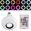 Ledx Al-SPKR Kumandalı Bluetooth Hoparlör Ampul 500 Lümen Rgb Ledli E27 Lamba