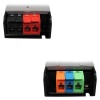 PowerMaster PM-26845 12/24/36/48 Volt 9 Amper 300 Watt Metal Kasa Kademeli Adaptör Voltaj Göstergeli 218x51x27mm