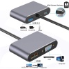 Powermaster Usb Type-C To HDMI-Vga-Usb-Type C 4in1 Adaptör PM-4026