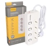 Yamatik X-MAN-104 A-CLASS 4lü Ayrı Anahtarlı 2 Metre Akım Korumalı Grup Priz 1400 Joule
